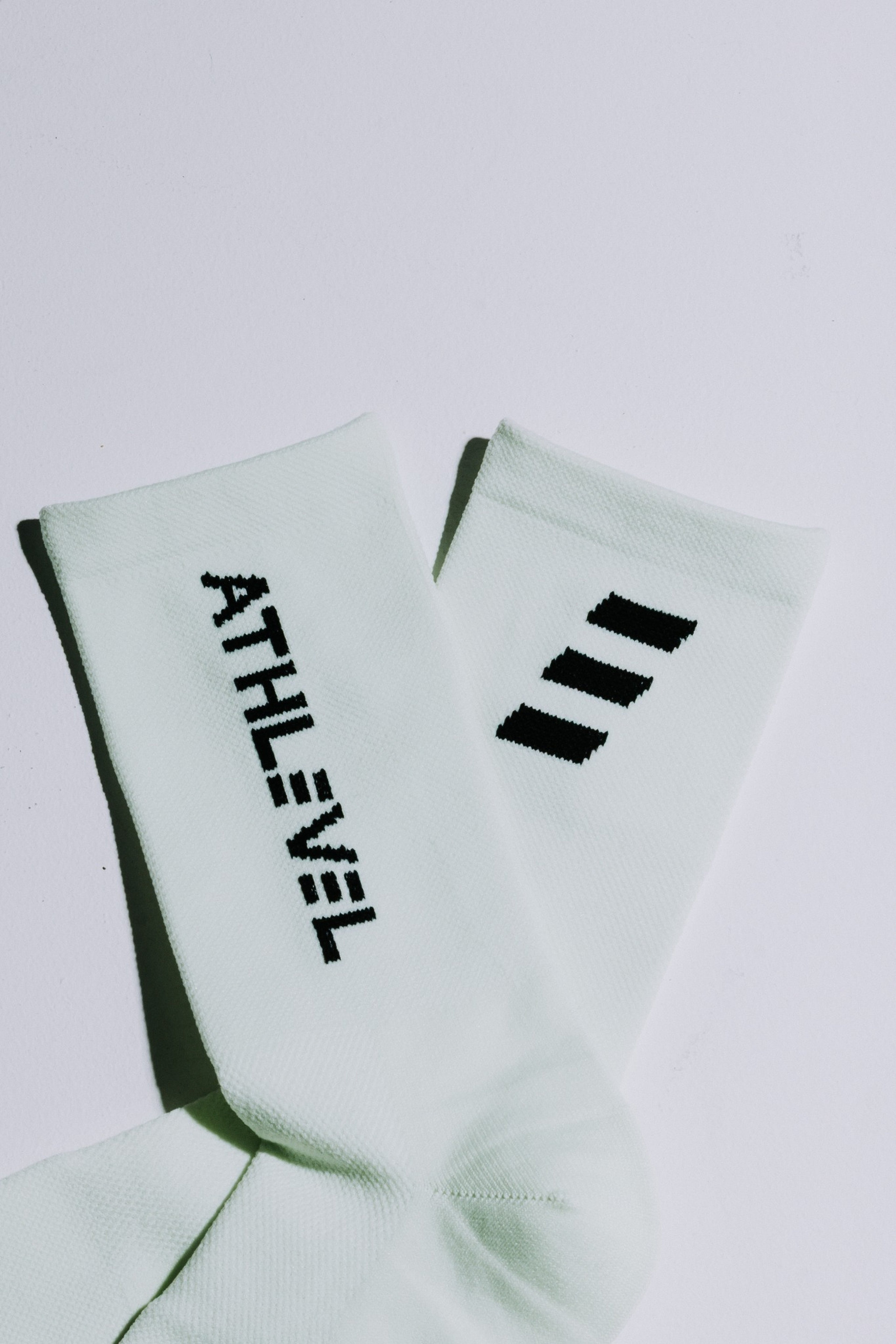 ATHLEVEL - Lime Performance Logo Socks