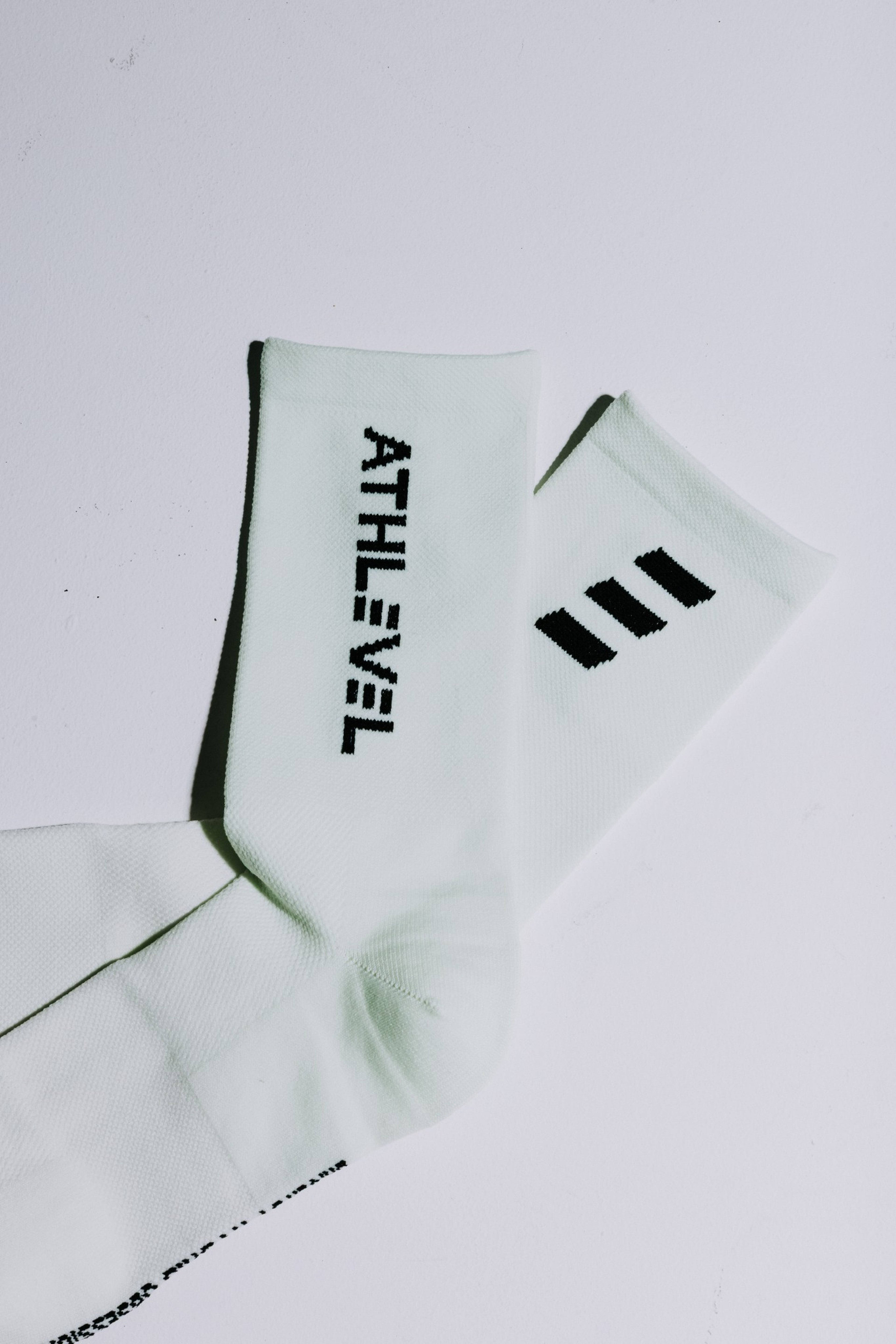 ATHLEVEL - Lime Performance Logo Socks