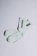 ATHLEVEL - Lime Performance Logo Socks